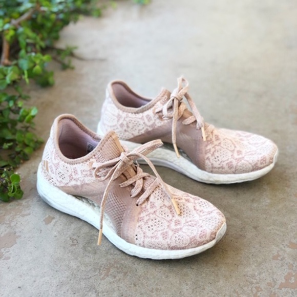 pureboost x element knit running shoe adidas